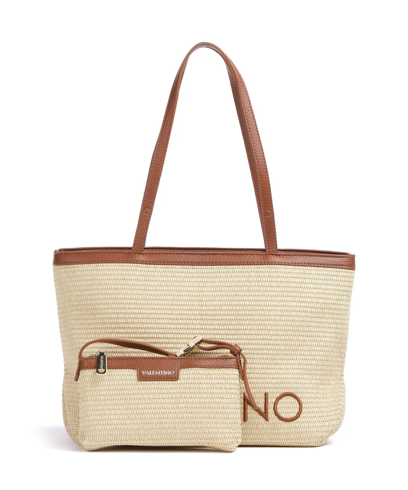 Valentino Bags Maiam Shopper naturale/cuoio