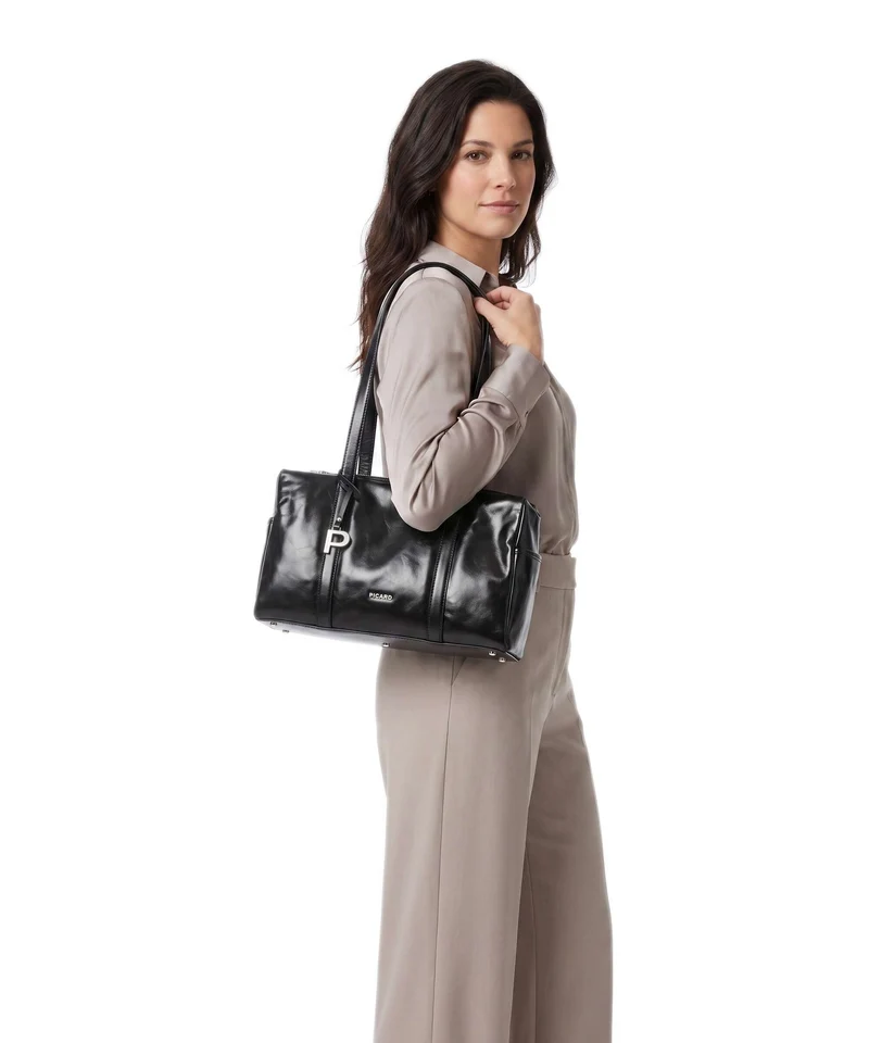 Picard Peakline Schultertasche schwarz