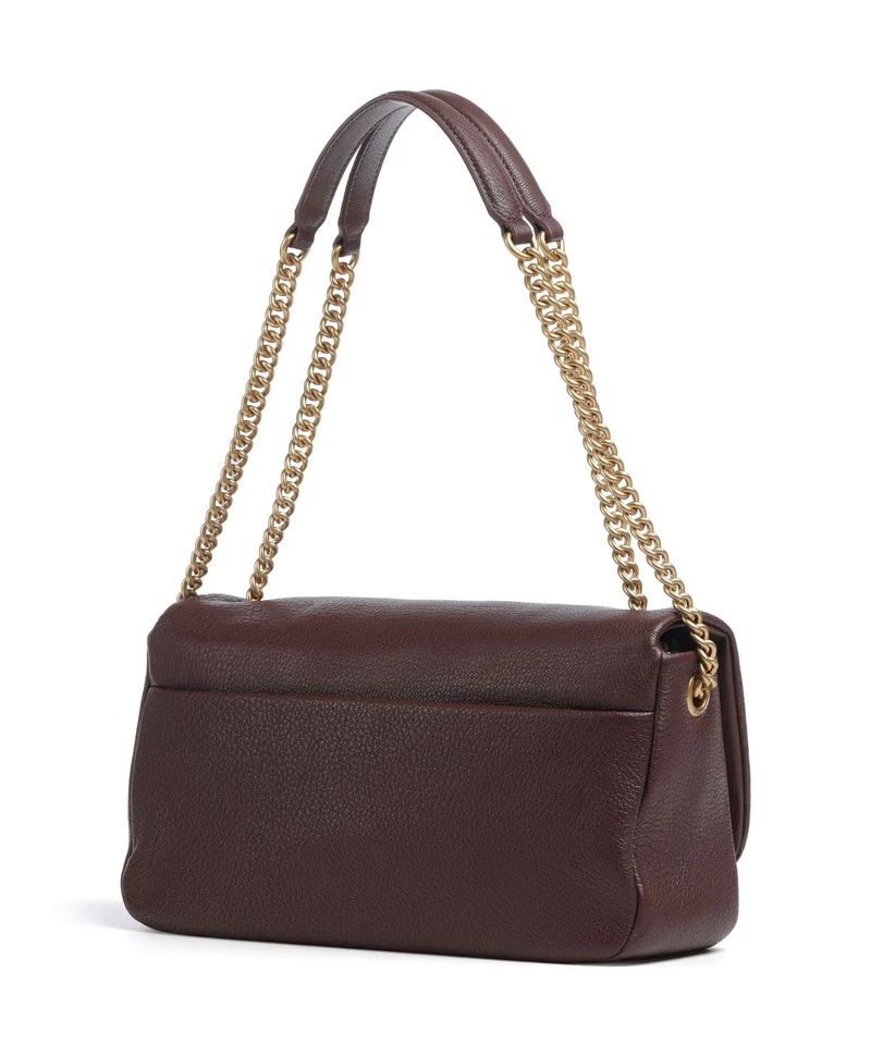 Pinko Click Soft Horizontal Chain Schultertasche castano intenso/antique gold