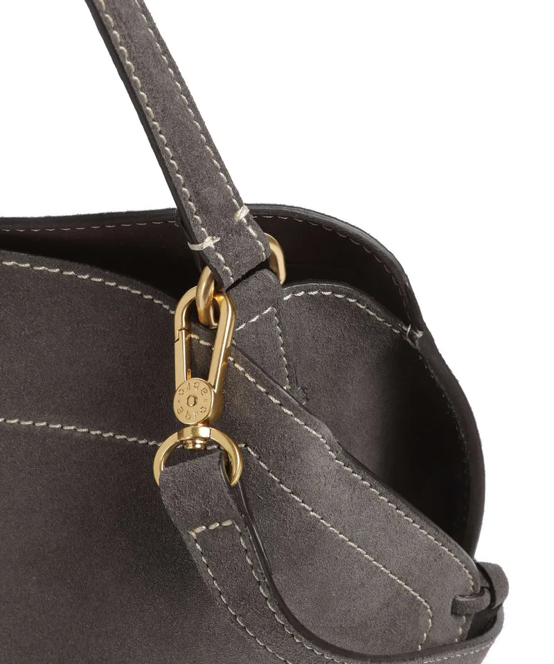 Abro Suede Necessity Small Schultertasche grey