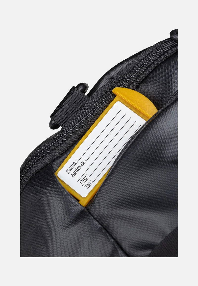 Eco Coated Duffle Black - Dufflebag