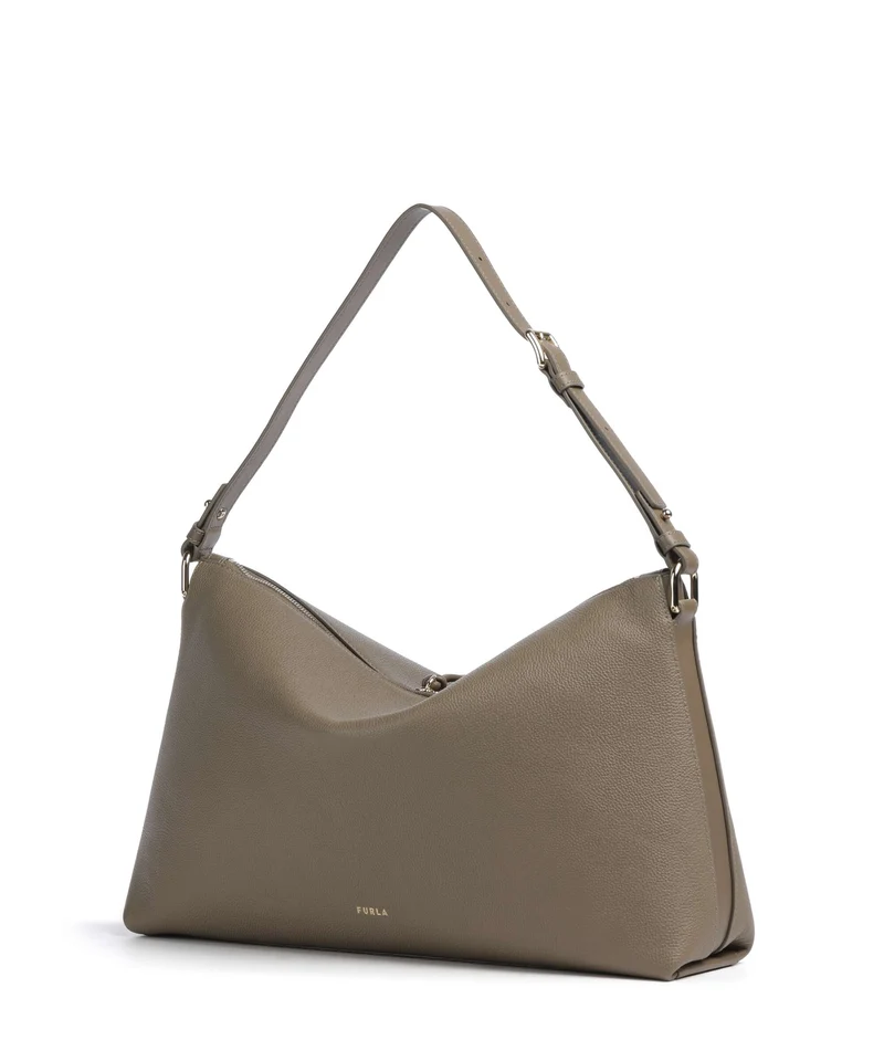 Furla Debby M Beuteltasche muddy gray