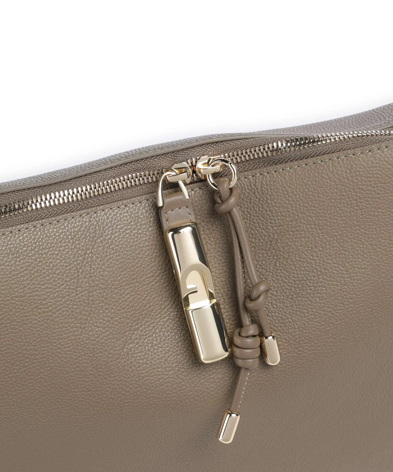Furla Debby M Beuteltasche muddy gray