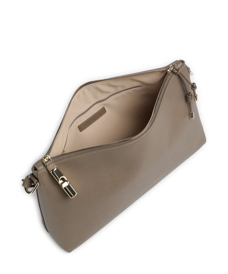 Furla Debby M Beuteltasche muddy gray