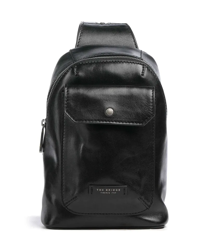 The Bridge Mattia Slingbag nero