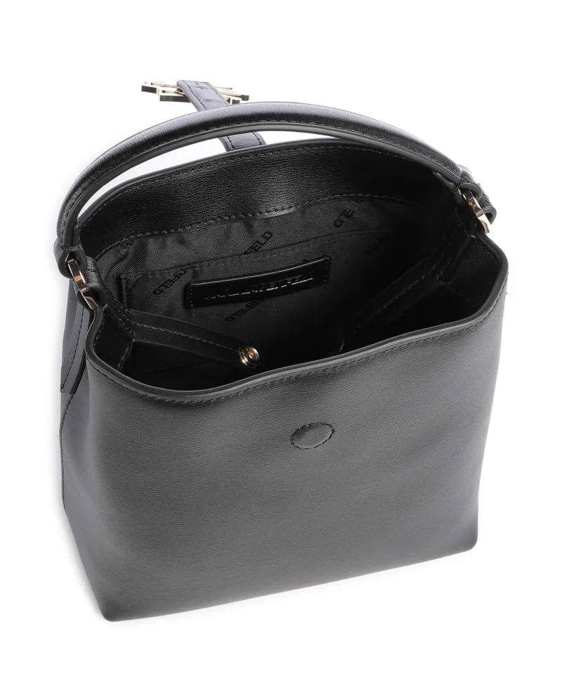Karl Lagerfeld K/Autograph Small Bucket Handtasche black/gold