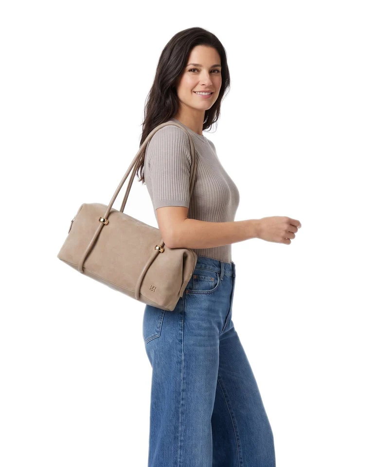 Hugo Briony Schultertasche brown overflow