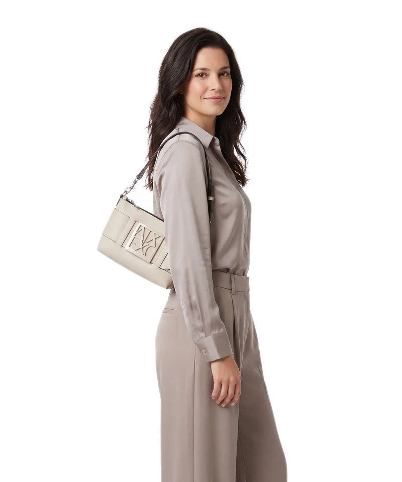 Armani Exchange Susy Schultertasche script