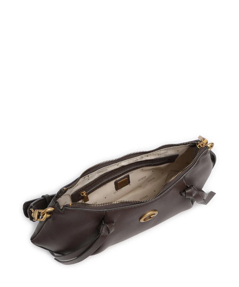 Guess Allegra Schultertasche brown