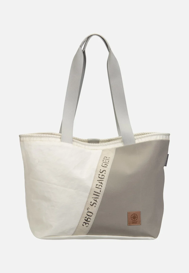 Watt Stencil Weiss/Grau - Shopper