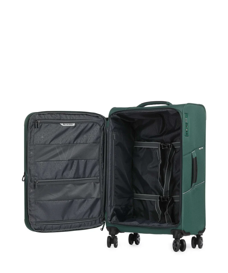 Travelite Skaii 4-Rollen Trolley green