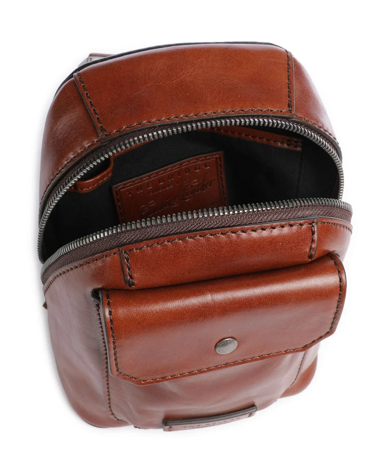 The Bridge Mattia Slingbag marrone