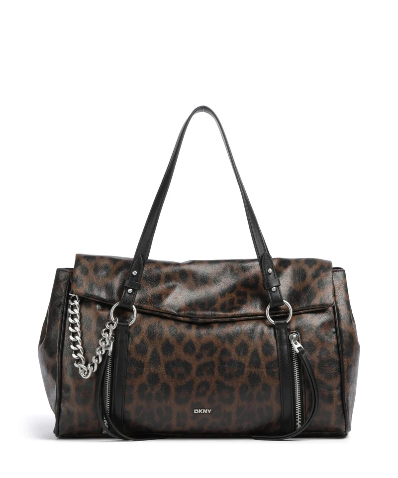DKNY Skye Medium Shopper leopard