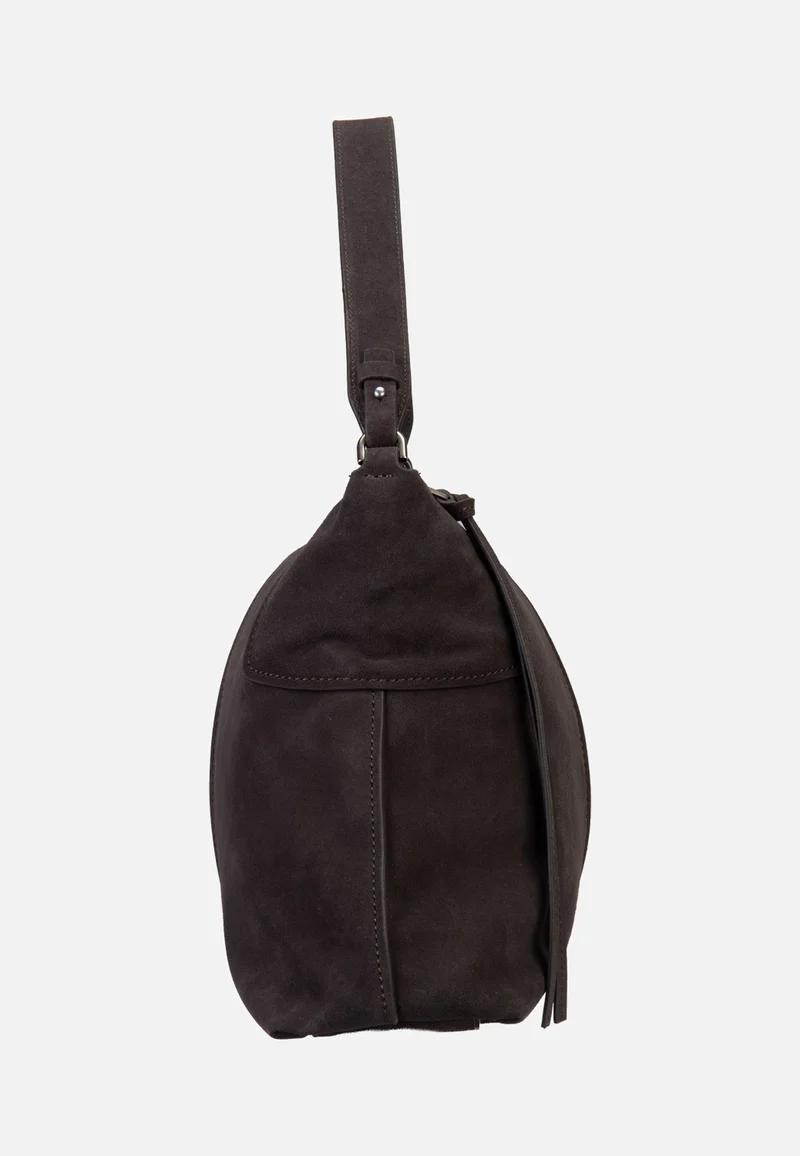 Mila Hydro Suede Deep Soil - Hobo Bag