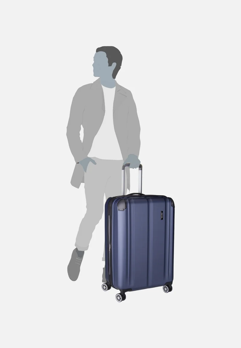 City 4-Rad Trolley M exp Marine - Koffer