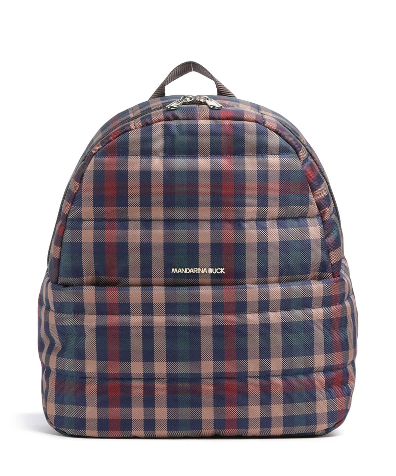 Mandarina Duck Tartan Rucksack tartan brown
