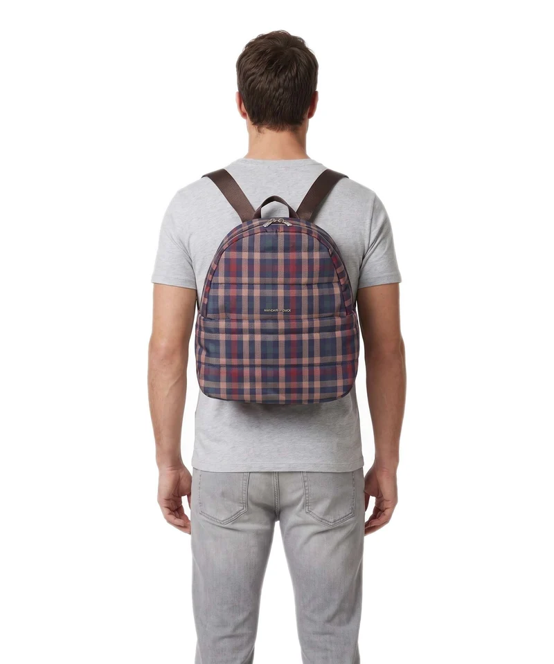 Mandarina Duck Tartan Rucksack tartan brown