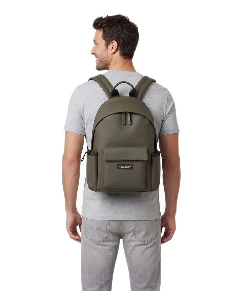 Armani Exchange Blake Rucksack military green