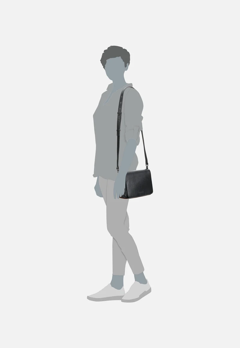 Mellow Leather Hunting Bag FZT69 Nero - Crossbody Bag