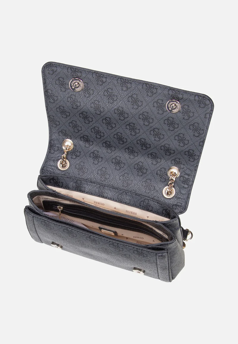 Noelle II Conv XBody Flap 72210 Coal Logo - Umhängetasche