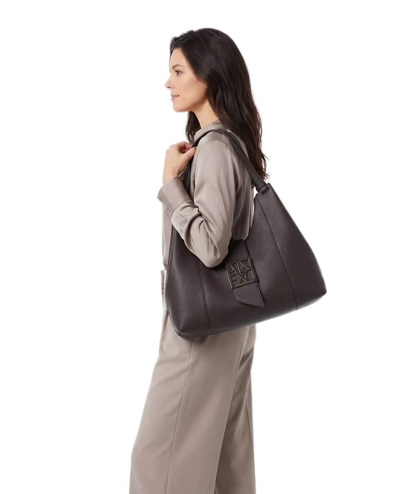 Armani Exchange Susy Soft Beuteltasche antagonist