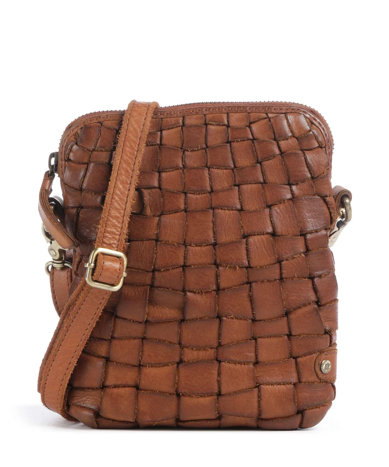 Depeche Warsaw Handytasche vintage cognac