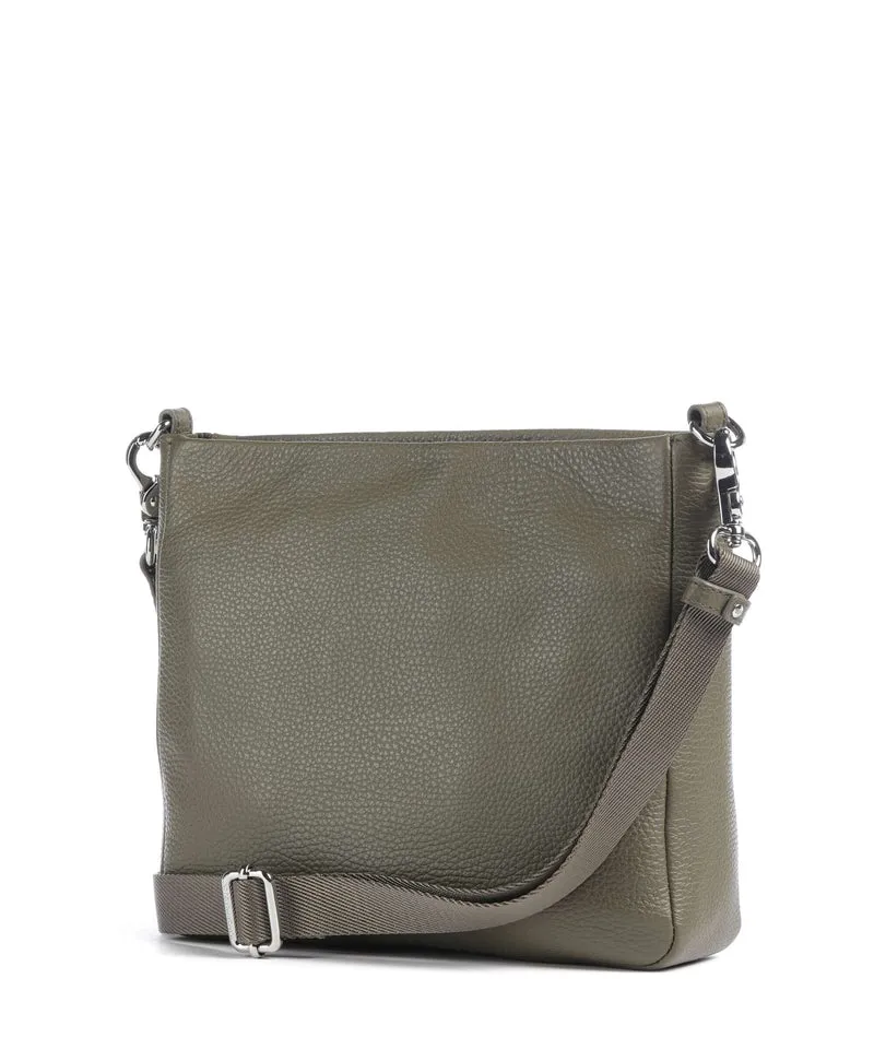 Mandarina Duck Mellow Leather Umhängetasche winter olive