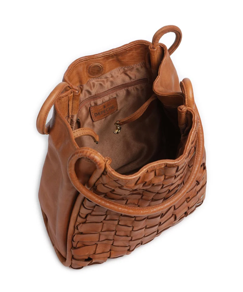 Depeche Warsaw Shopper vintage cognac
