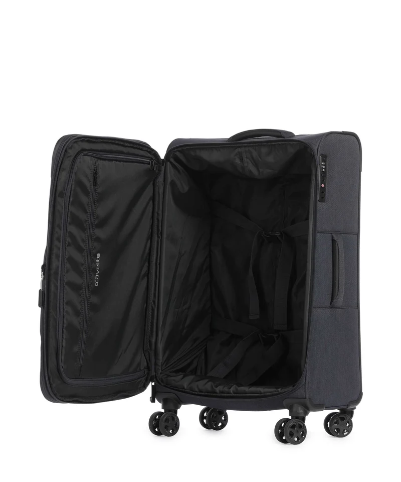 Travelite Kick Off 4-Rollen Trolley Set anthracite