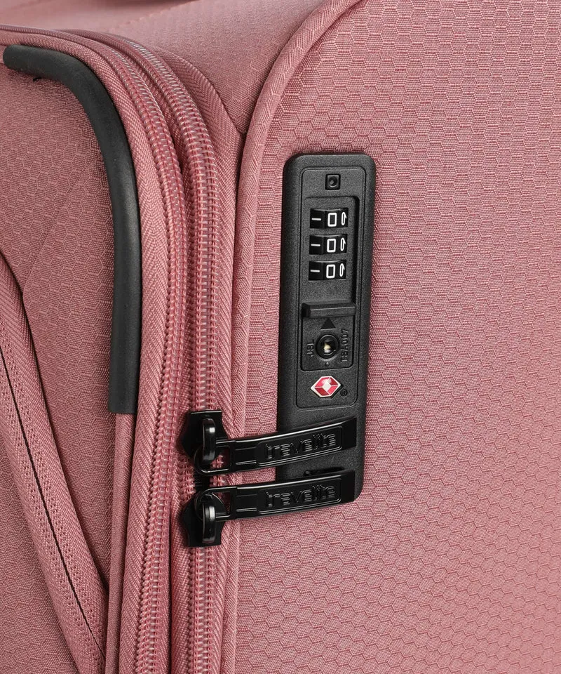 Travelite Kick Off 4-Rollen Trolley Set blush