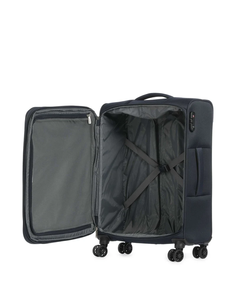 American Tourister Nitestream 4-Rollen Trolley Set navy/blue