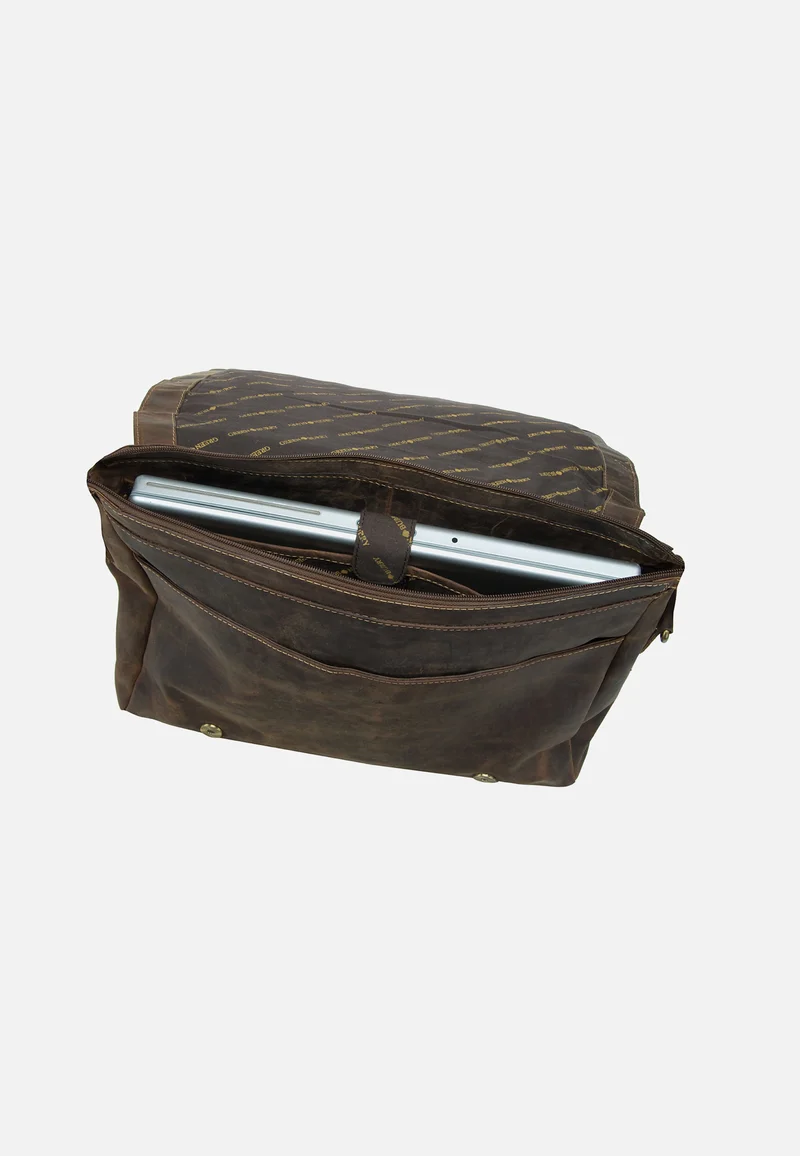 Vintage XXL Tasche Sattelbraun - Messenger Bag
