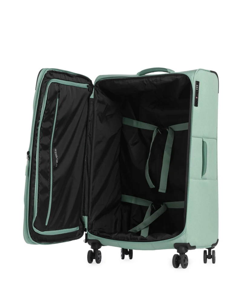 Travelite Kick Off 4-Rollen Trolley sage green