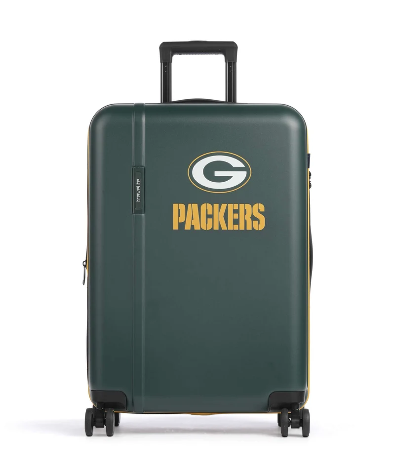 Travelite NFL 4-Rollen Trolley green bay packers