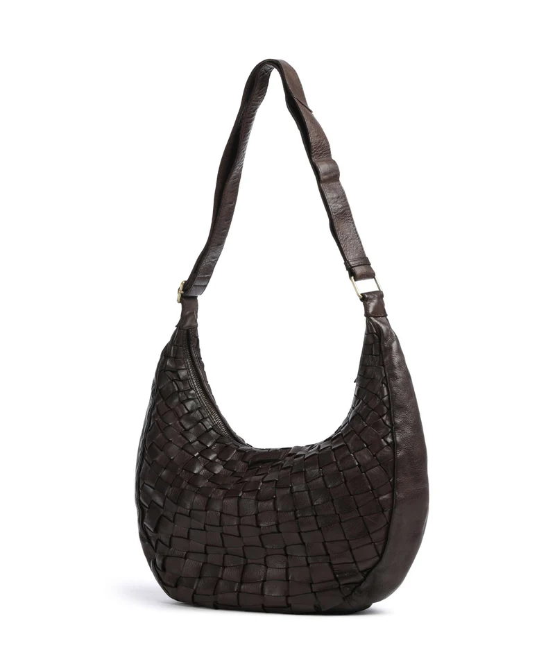 Depeche Warsaw Beuteltasche dark brown