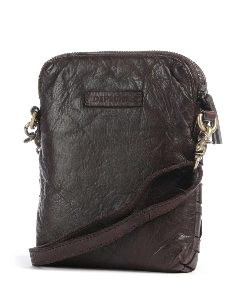 Depeche Warsaw Handytasche dark brown