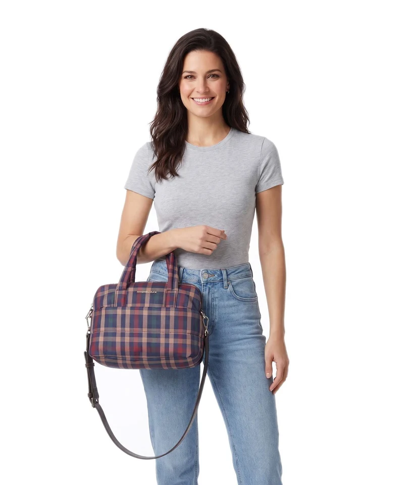 Mandarina Duck Tartan Handtasche tartan brown