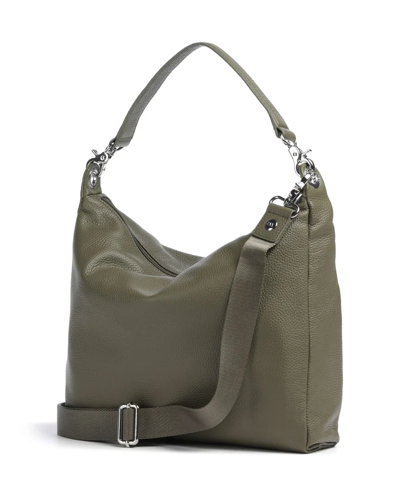 Mandarina Duck Mellow Leather Beuteltasche winter olive