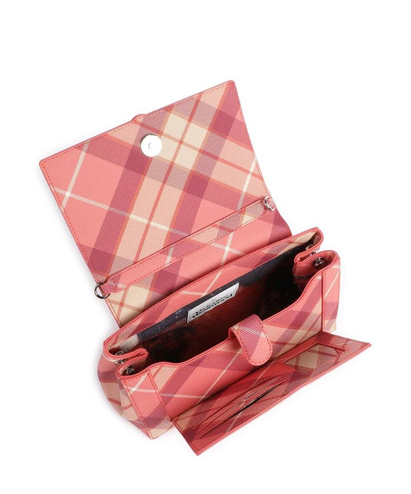 Vivienne Westwood Hazel Buccia D'Arancia Medium Schultertasche fraser pink