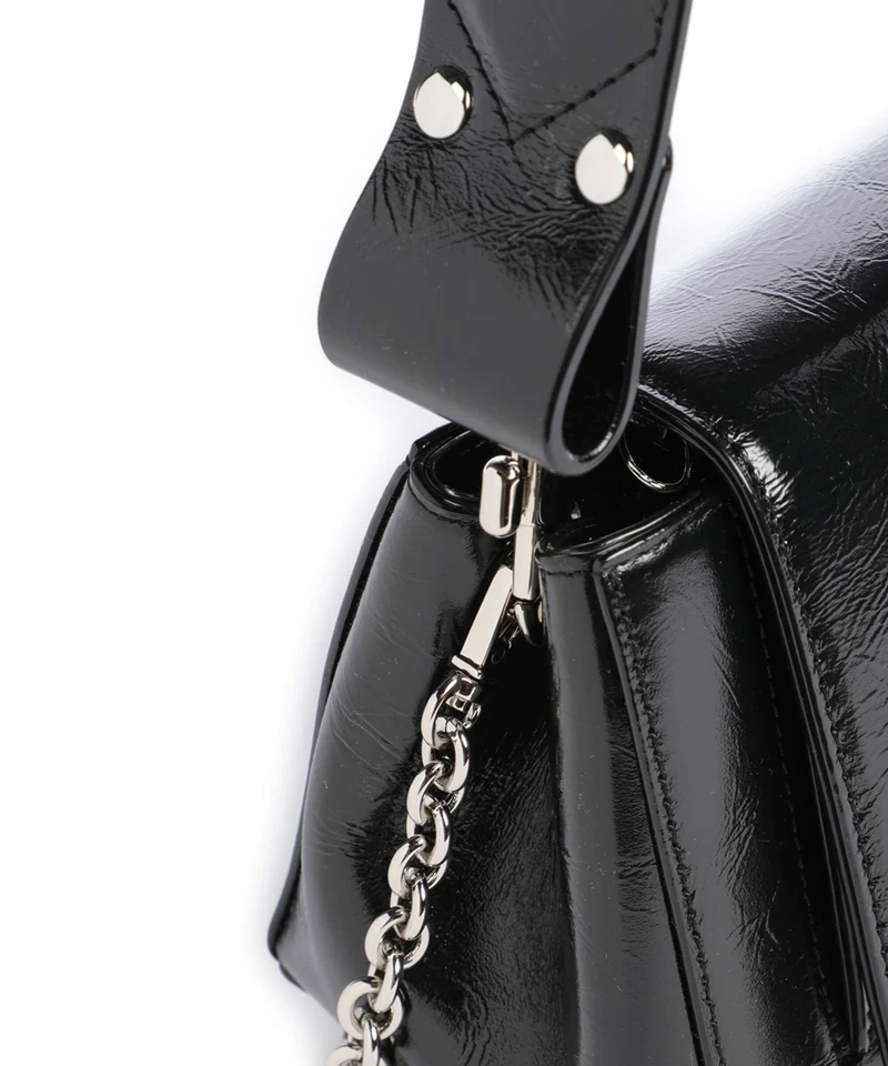 Vivienne Westwood Hazel Naplak Medium Schultertasche black