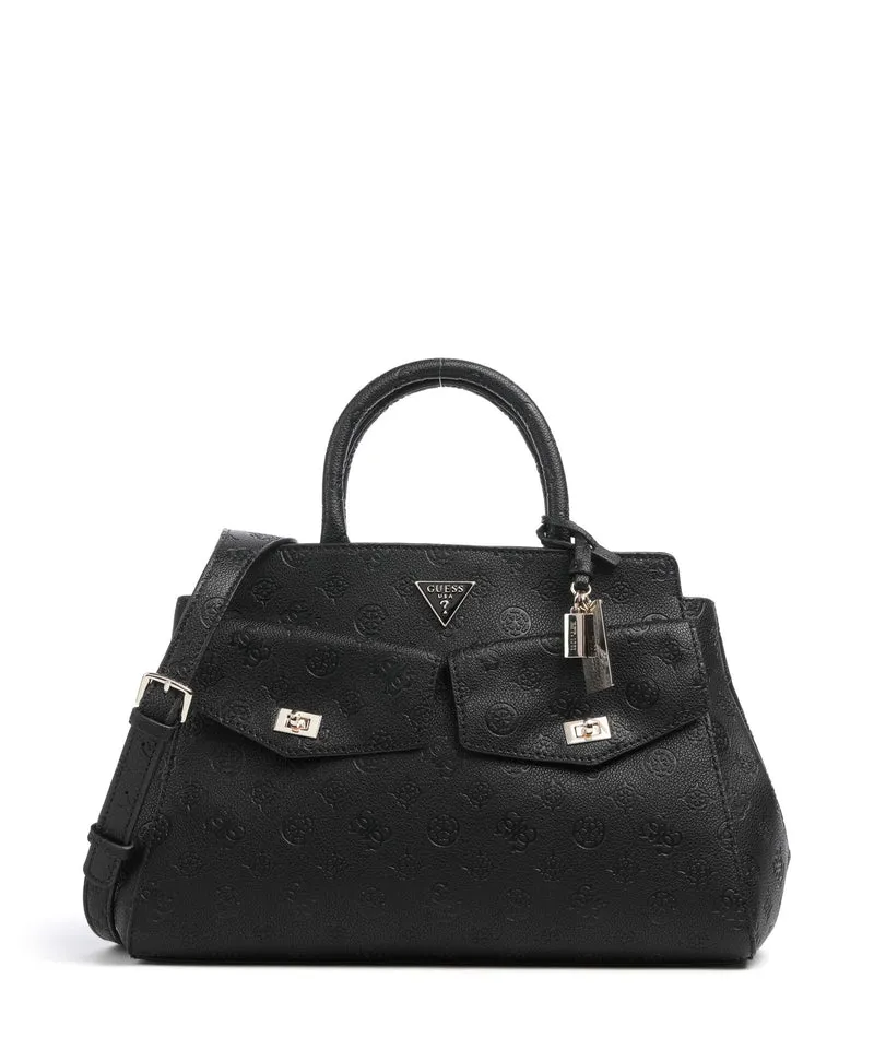 Guess Blake Large Handtasche black logo