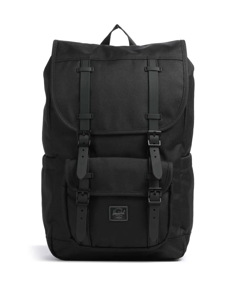 Herschel Little America 21 Rucksack black tonal