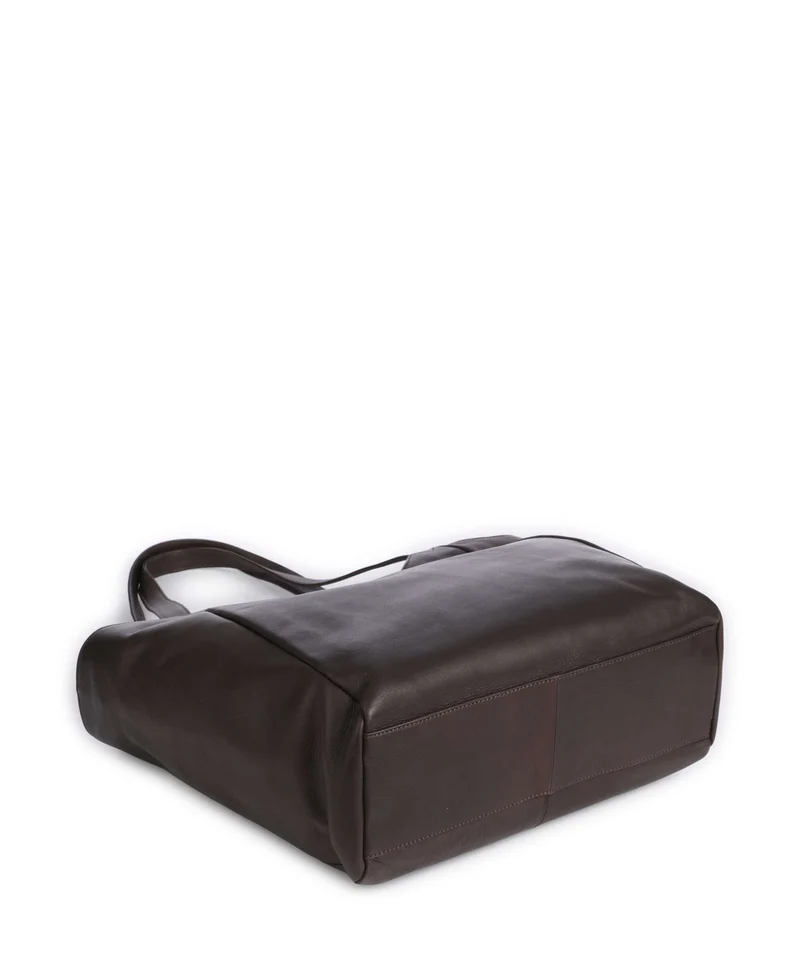 The Chesterfield Brand Wax Pull Up Cow Mireya Shopper brown
