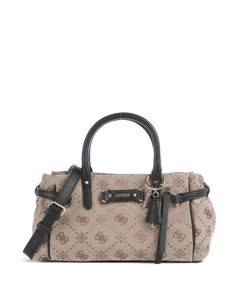 Guess Dorothy Girlfriend Small Handtasche latte logo/black