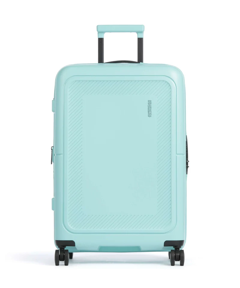 American Tourister Dashpop 4-Rollen Trolley aqua sky