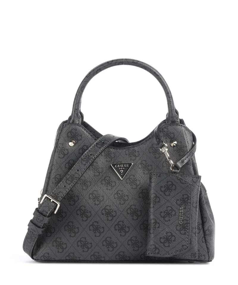 Guess Lorella Girlfriend Logo Small Handtasche coal logo