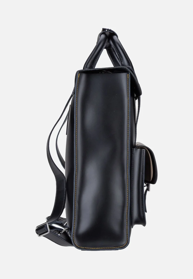 Backpack Black Kiev Smooth - Rucksack