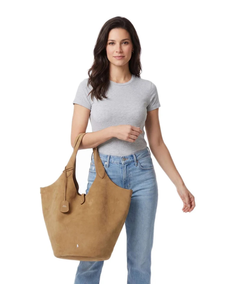 Polo Ralph Lauren Play Large Beuteltasche caramel