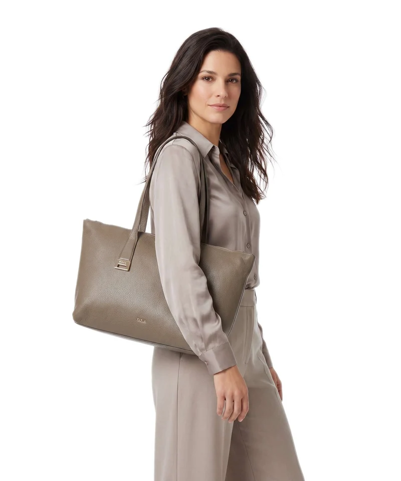 Furla Olivia M Shopper muddy gray