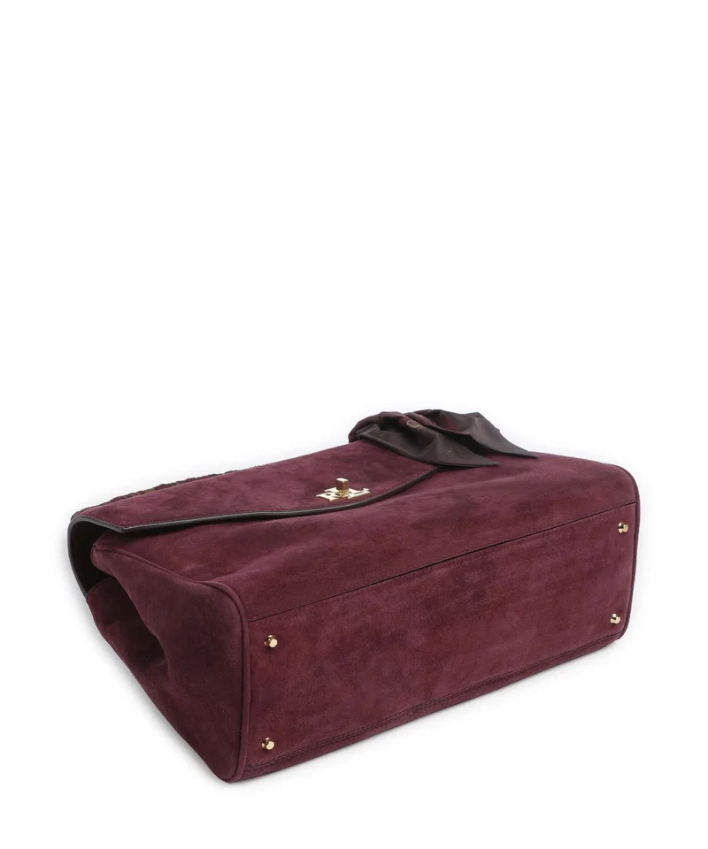 Lauren Ralph Lauren Farrah Medium Handtasche dark garnet/urban bltng/garnet multi
